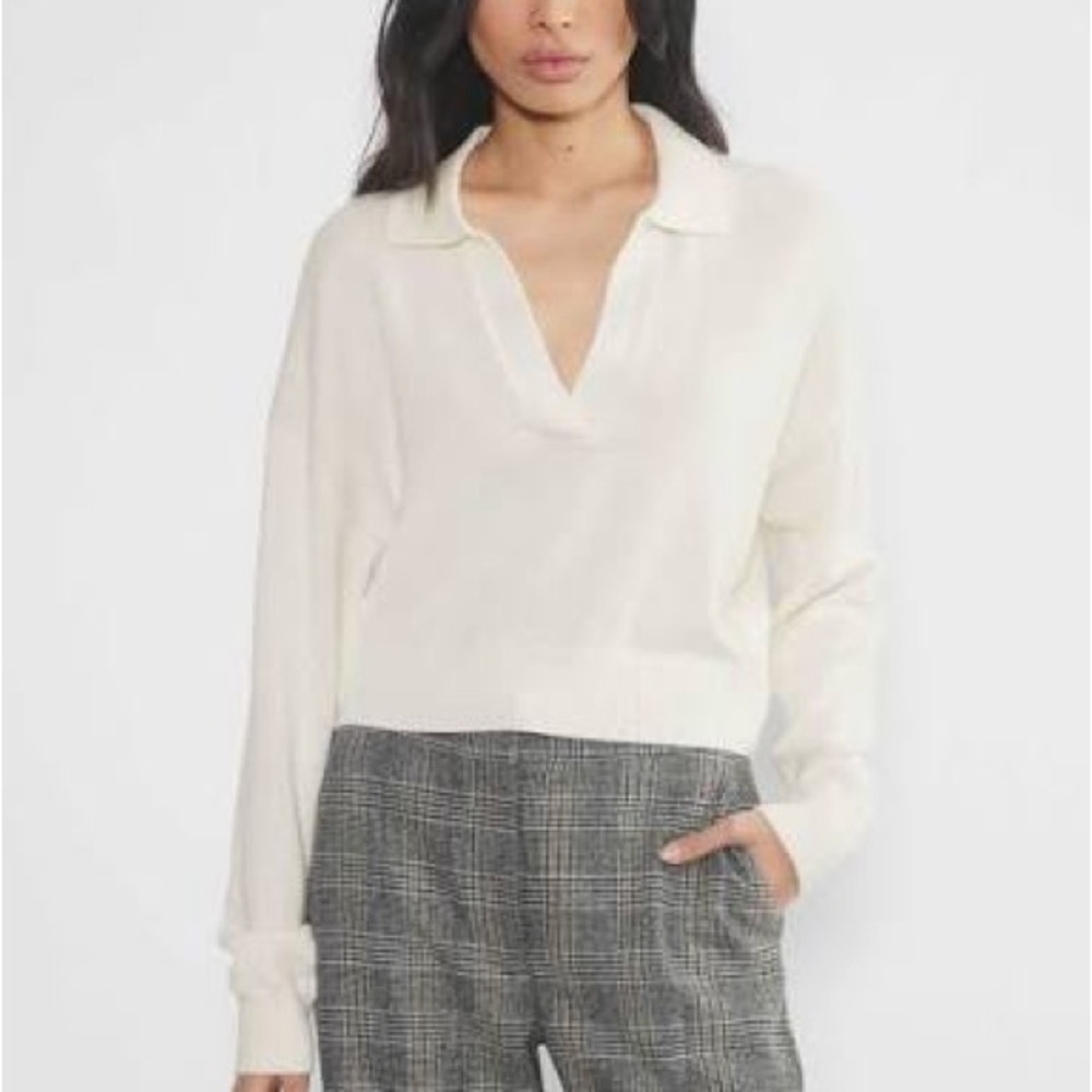 Aritzia Wilfred Clara Merino Wool Waist Sweater